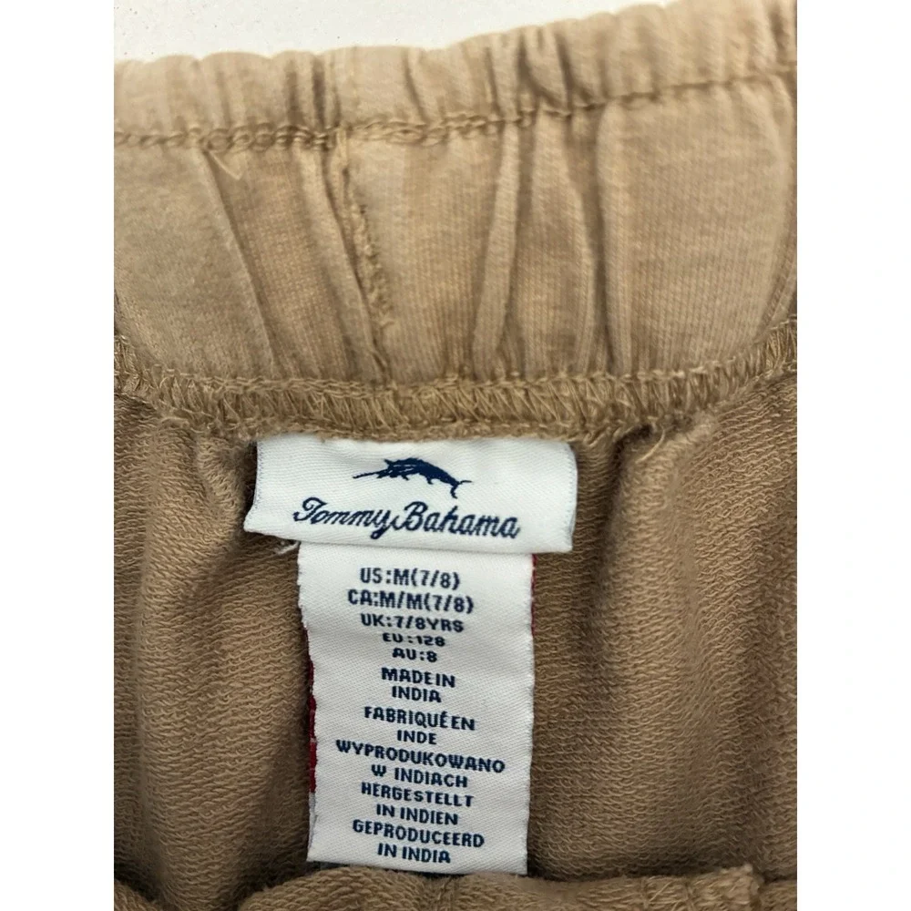 tommy bahama Lot Of 2 Shorts Boys 7/8‎ One Tan One Green Athletic